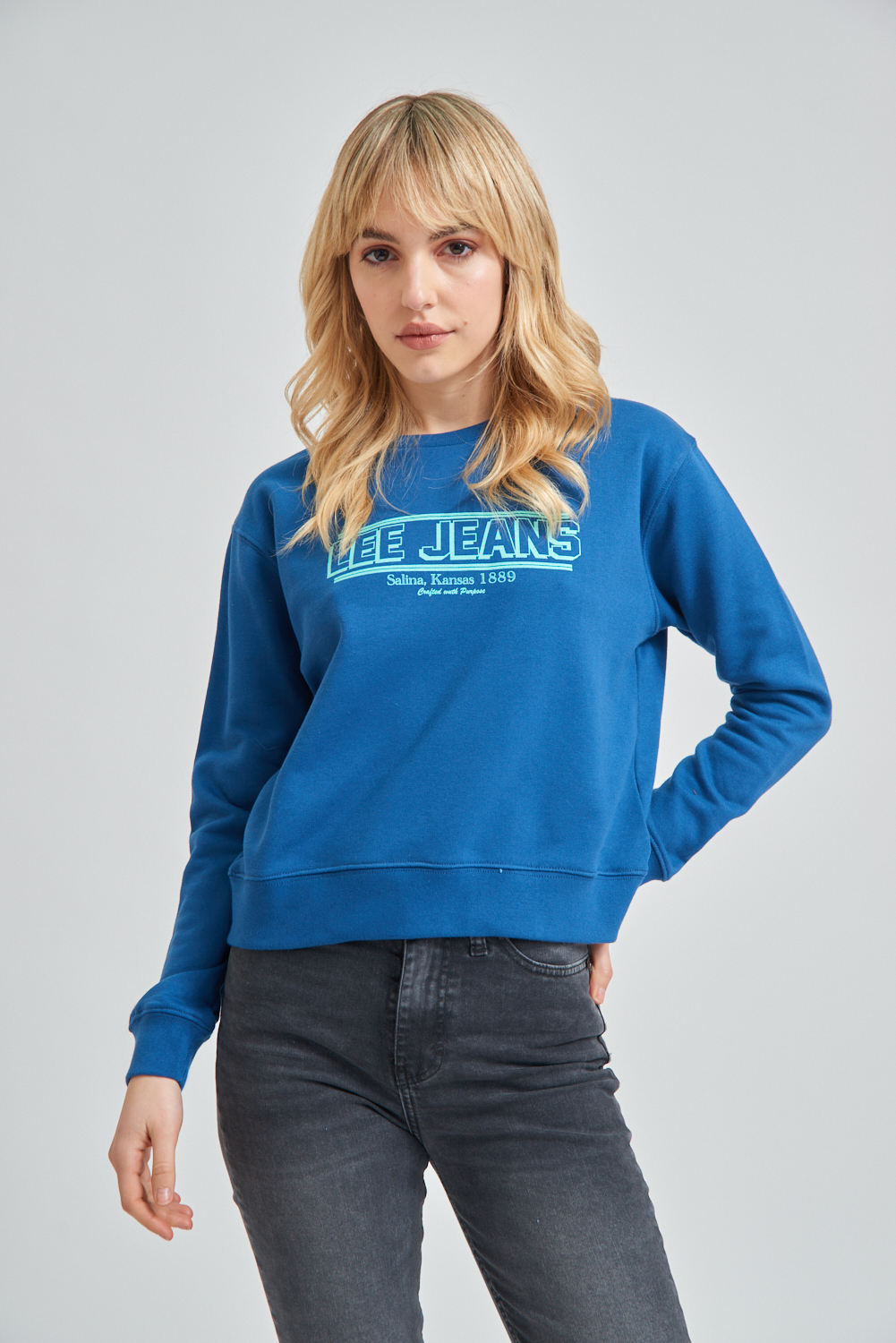 Roundneck Lee Jeans Print